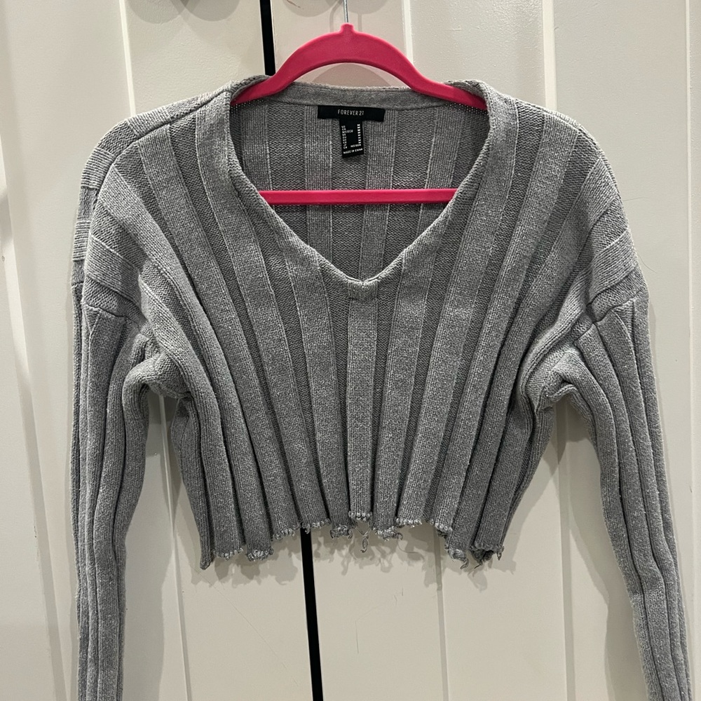 Cute grey sweater